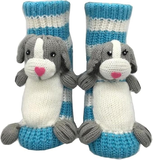 Animal Socks, Cute Plush Animals Hug Sock for Women, Long Stocking Sock for Christmas Gifts, Cozy Fall & Winter