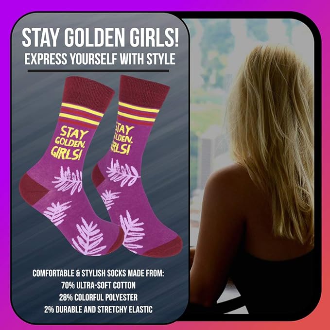 FUNATIC Funny and Crazy Socks with Sayings - Novelty Gifts for Men, Women, Teens