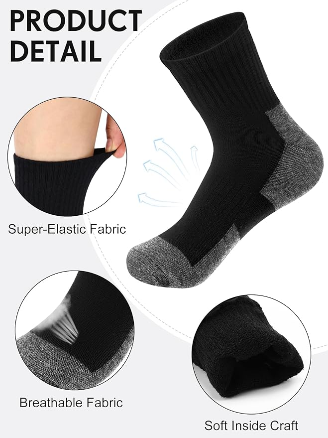 Tarpop 100 Pairs Bulk Mens Socks Moisture Wicking Casual Sports Ankle Socks for Homeless Unisex Adult Men Women