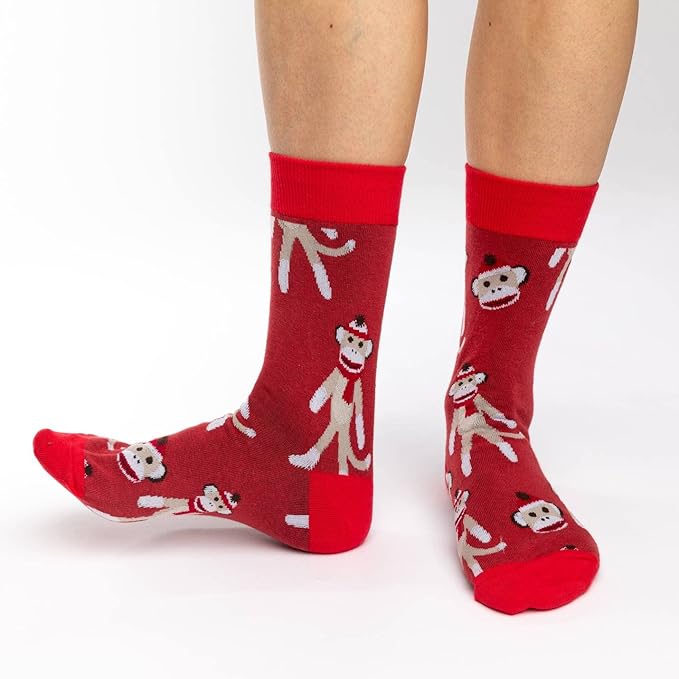 Cows in a Field Cotton Crew Socks by Good Luck Sock