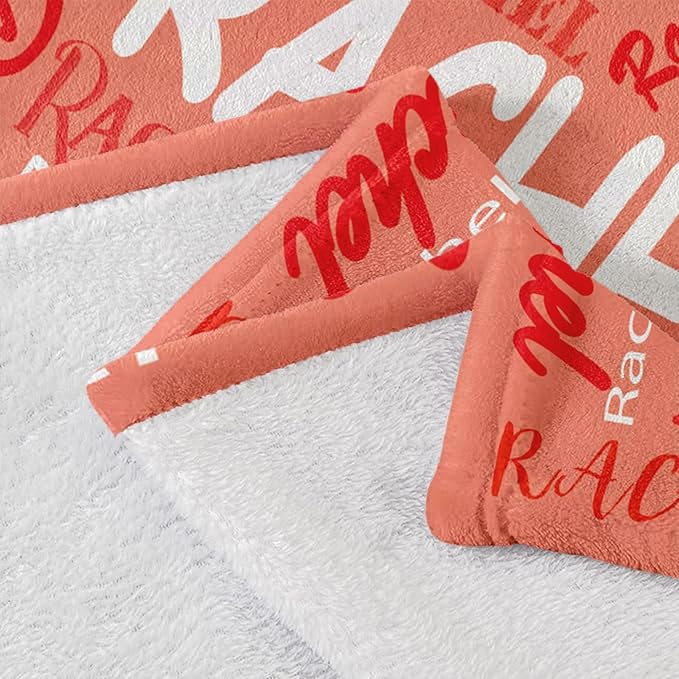 Ships Next Day, Personalized Blankets and Throws Custom Blanket with Name Customized Flannel Blanket for Kids Christmas Blanket Gifts for Teen Girls Boys