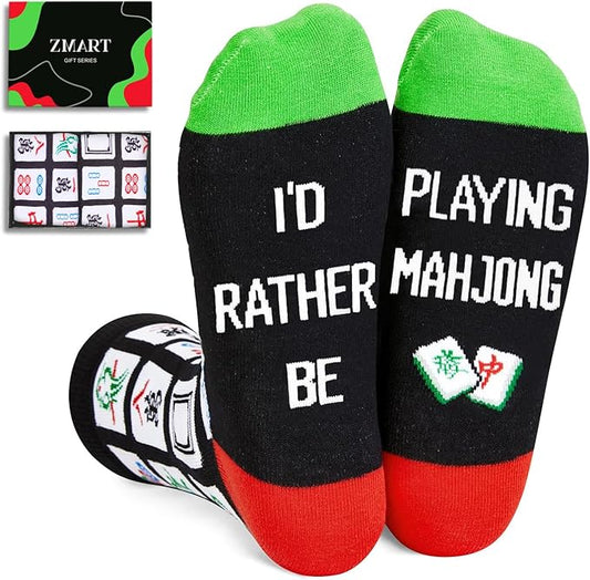 Zmart K Pop Mahjong Theater Gifts - Kpop Mahjong Musical Broadway Socks for Women Men