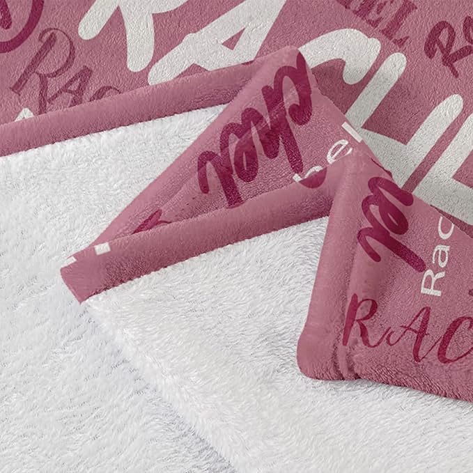 Ships Next Day, Personalized Blankets and Throws Custom Blanket with Name Customized Flannel Blanket for Kids Christmas Blanket Gifts for Teen Girls Boys
