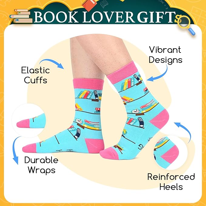 HAPPYPOP Breast Cancer Gifts - Women Survivors Cancer Awareness Socks, Chemo Care Gifts