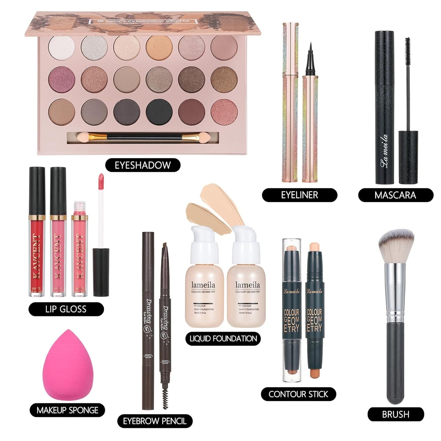 Makeup Kits Makeup Sets for Teens Women Teenagers Makeup Kit for Women Full Kit Make up Set Girls Gift Eyeshadow Foundation Makeup Kits for Teens Girls Ages
