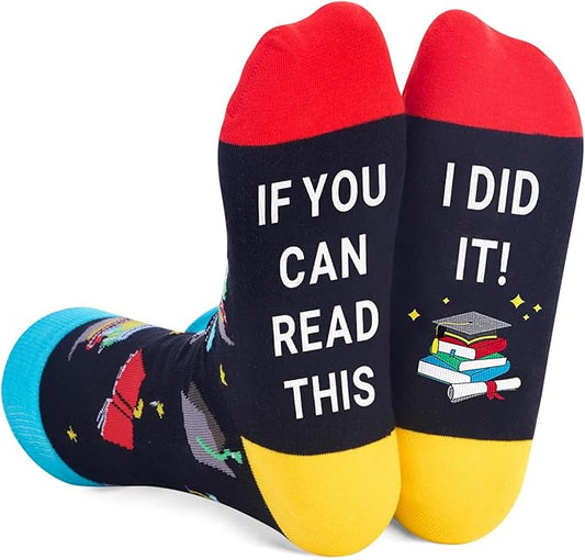 HAPPYPOP Breast Cancer Gifts - Women Survivors Cancer Awareness Socks, Chemo Care Gifts