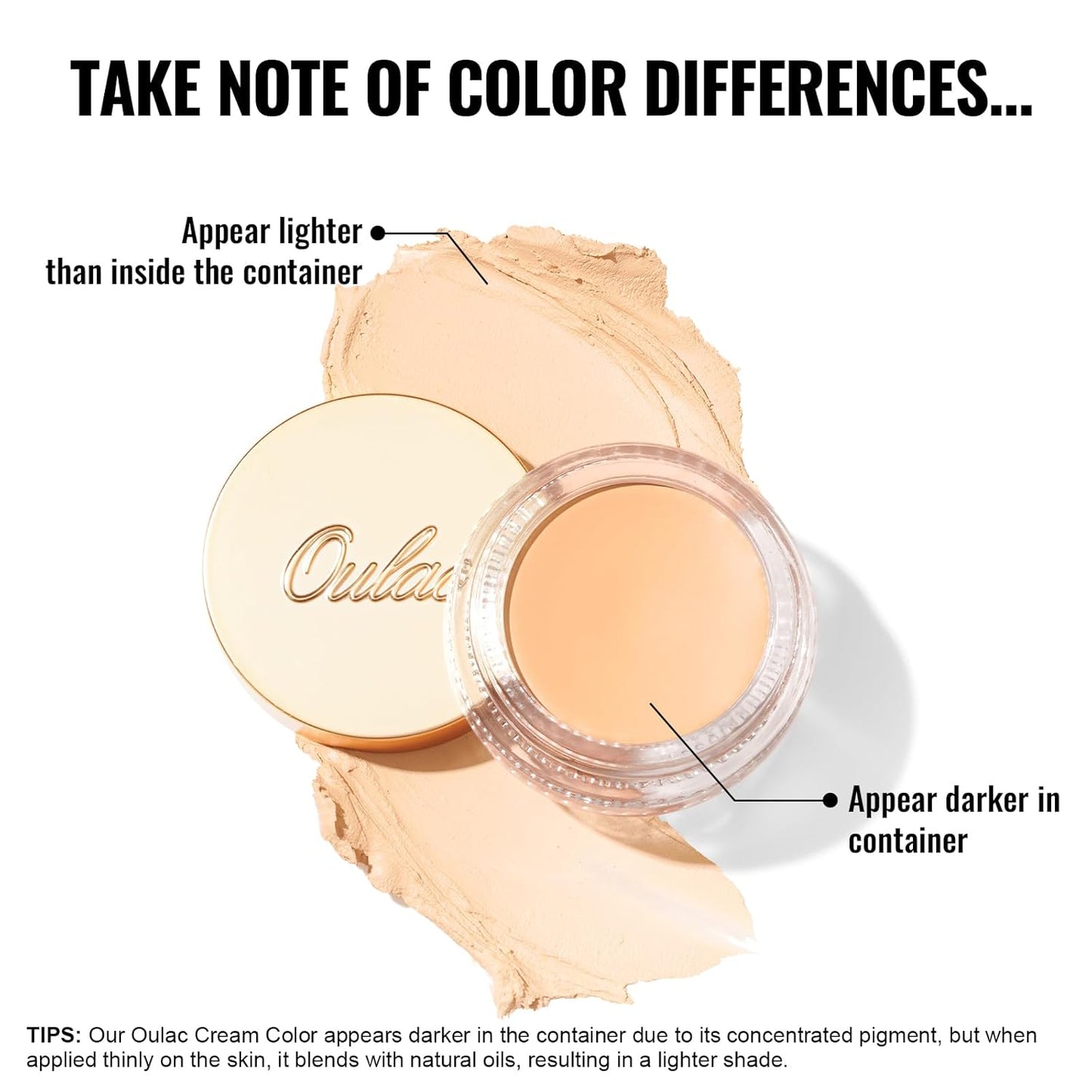 Oulac Matte Eyeshadow 3-in-1 Eyeshadow Eye Primer&Eyeliner Highly Pigmented Waterproof Smudge-proof Long Lasting Wear Smooth&Blendable Formula for Natural Look,Vegan & Cruelty-Free CM04