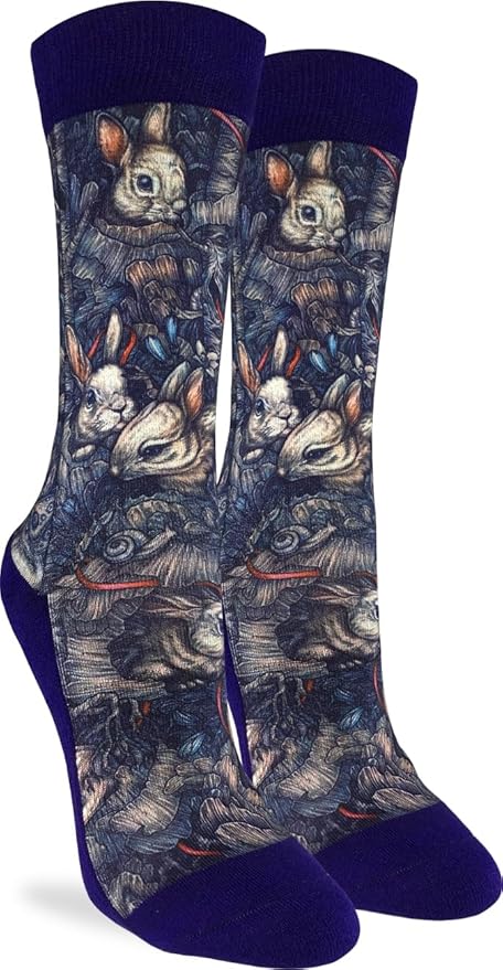 Cows in a Field Cotton Crew Socks by Good Luck Sock