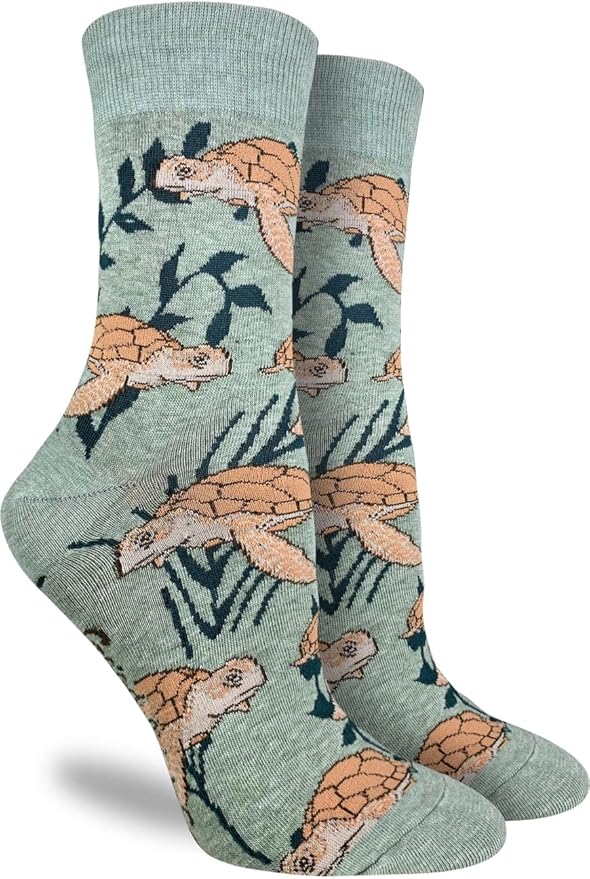 Cows in a Field Cotton Crew Socks by Good Luck Sock