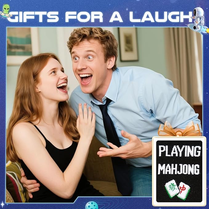 Zmart K Pop Mahjong Theater Gifts - Kpop Mahjong Musical Broadway Socks for Women Men