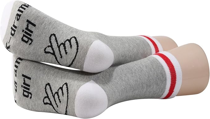PWHAOO 1 Pair K-Drama Mama Socks K-pop Merchandise K Drama Fan Gift Kdrama Lovers Socks