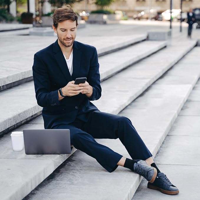 FGZ Mens Crew Socks Breathable Cotton Soft Casual Thin Socks for Work,Sport & Everyday Wear,5 Pairs