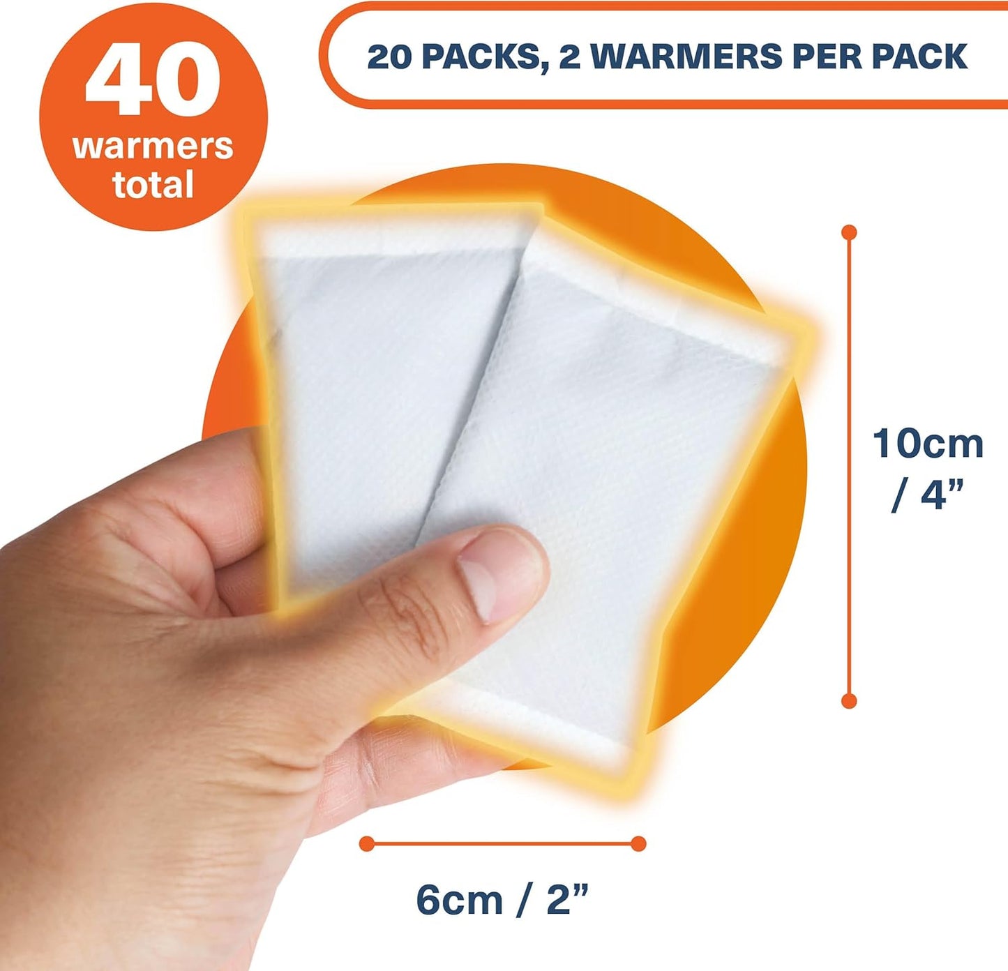 Bramble Hand Warmers Disposable Value Pack (2 Warmers per Pack) Pocket Warmers for Hiking, Outdoor Activities, Skiing - up to 10 Hours of Heat