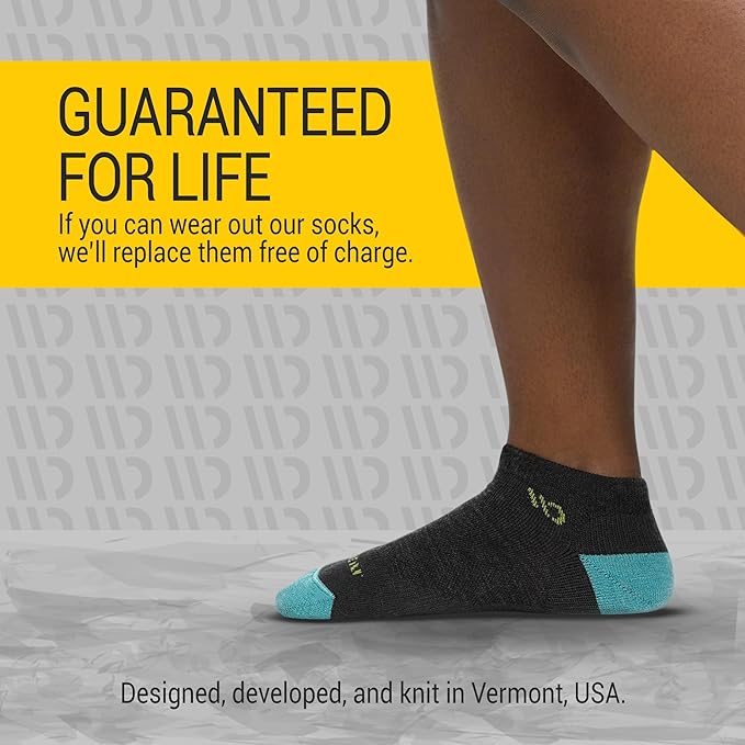 Wide Open No Show Merino Wool Socks for Women - Everyday Ankle Socks for Wide Feet