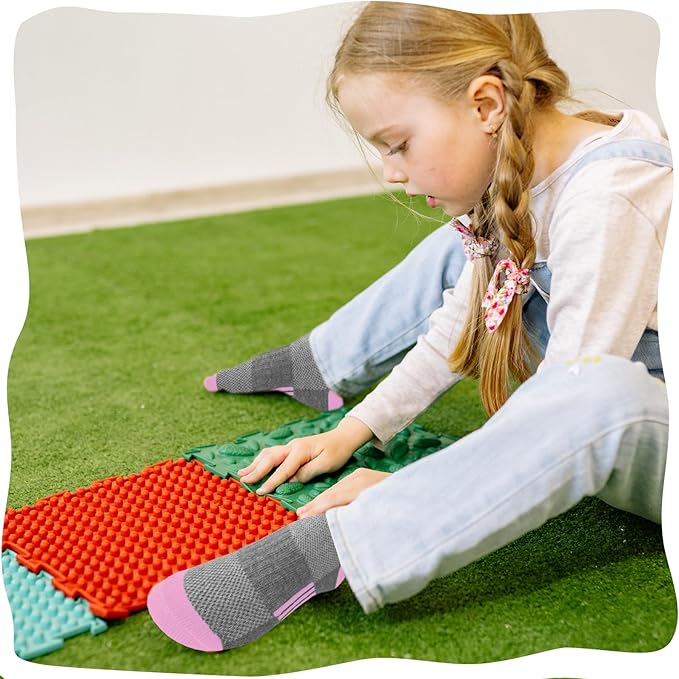 Bemeol Girls Socks 18 Pairs Ankle Socks Girls Soft Athletic Low Cut Cotton Sock