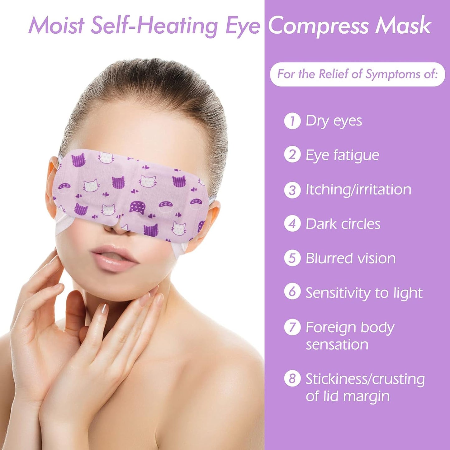 Jekeno Steam Eye Mask, 16 Packs Eye Masks for Dry Eyes Dark Circles and Puffiness, 40-60 Minutes Self Heated Steam Warm Eye Mask, Christmas Spa Gifts for Women