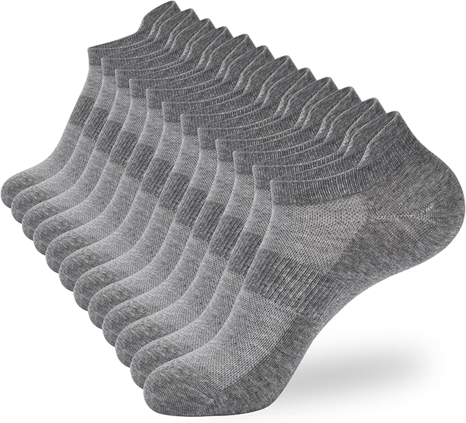 Ankle Socks Women's and Mens - 6/10 Pairs Low Cut Tab & No Show Athletics Running Socks