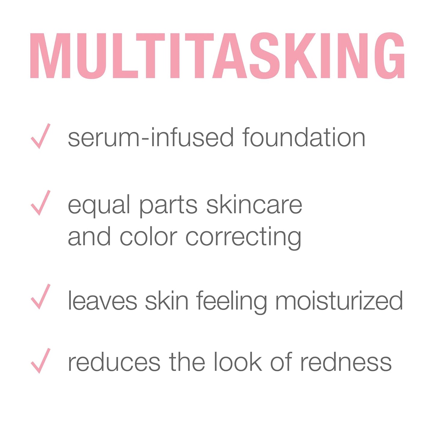 Neutrogena Healthy Skin Sensitive Skin Serum Foundation with Pro-Vitamin B5, Color Correcting & Pore Minimizing Liquid Foundation & Face Serum, Buildable Coverage, Light 03, 1 oz