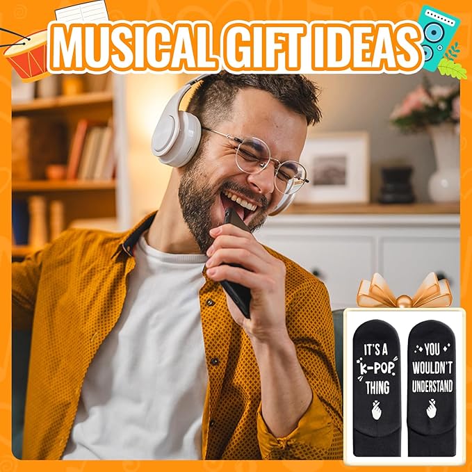 Gifts for Teen Boys Girls - K Pop Game Socks, Kpop Gaming Gifts for Music Fan Gamer