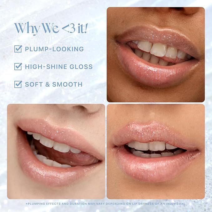 Nature Republic HONEY MELTING LIP GLITTER & PLUMPING (15 CRYSTAL SPARKLE) SOFT LIP STICK Hydrating&Moisturizing clear Gloss,Volumizing formula & Sheer tint, Shine Glimmer Finish, Stocking Stuffers