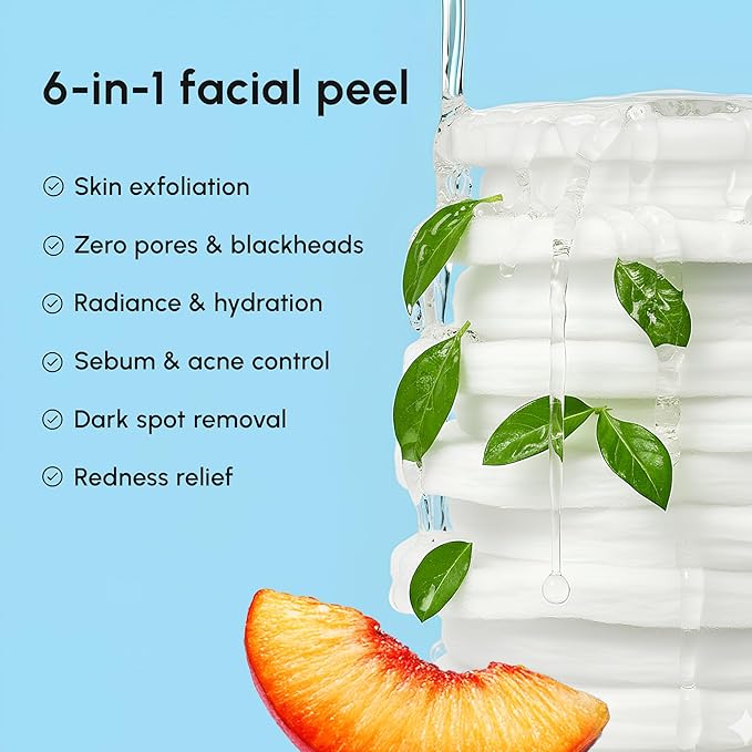 MAREE Glycolic Acid Pads – 200 Toner Pads for Face Cleansing – Facial Exfoliating Pad with Tea Tree Oil, Salicylic Acid & Vitamins E, B3, B5 – Acne Clearing Face Pad, Skin Pore Resurfacing & Radiance