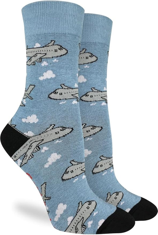 Cows in a Field Cotton Crew Socks by Good Luck Sock