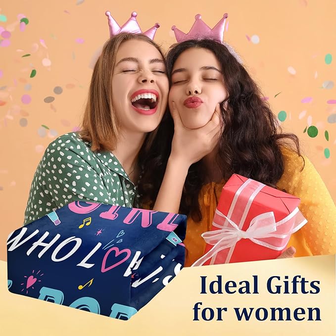 TI-EDC Kpop Merch, K Drama Gifts, Korean Stuff, K Pop Gifts for Teen Girls & Women, K Pop Throw Blanket 40x30in, Christmas Blanket