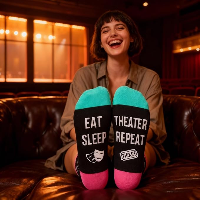 Zmart K Pop Mahjong Theater Gifts - Kpop Mahjong Musical Broadway Socks for Women Men