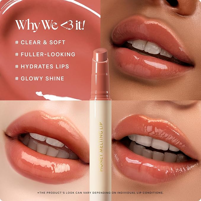 Nature Republic HONEY MELTING LIP (06 COCO) SOFT LIP STICK, Hydrating Gloss, Moisturizing balms, Sheer tint, Shine & Glowy Finish, korean make up, Stocking Stuffers