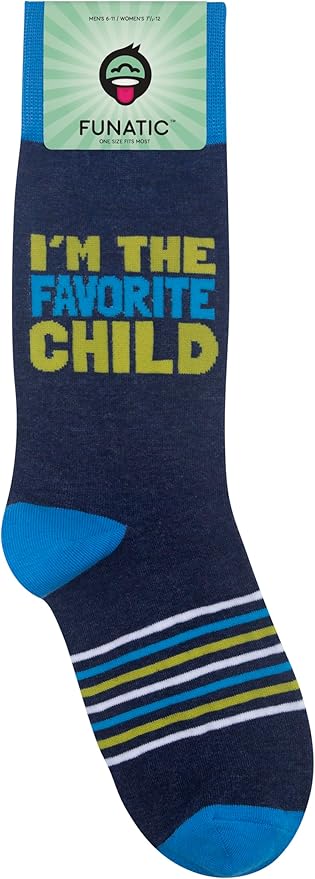 FUNATIC Funny and Crazy Socks with Sayings - Novelty Gifts for Men, Women, Teens