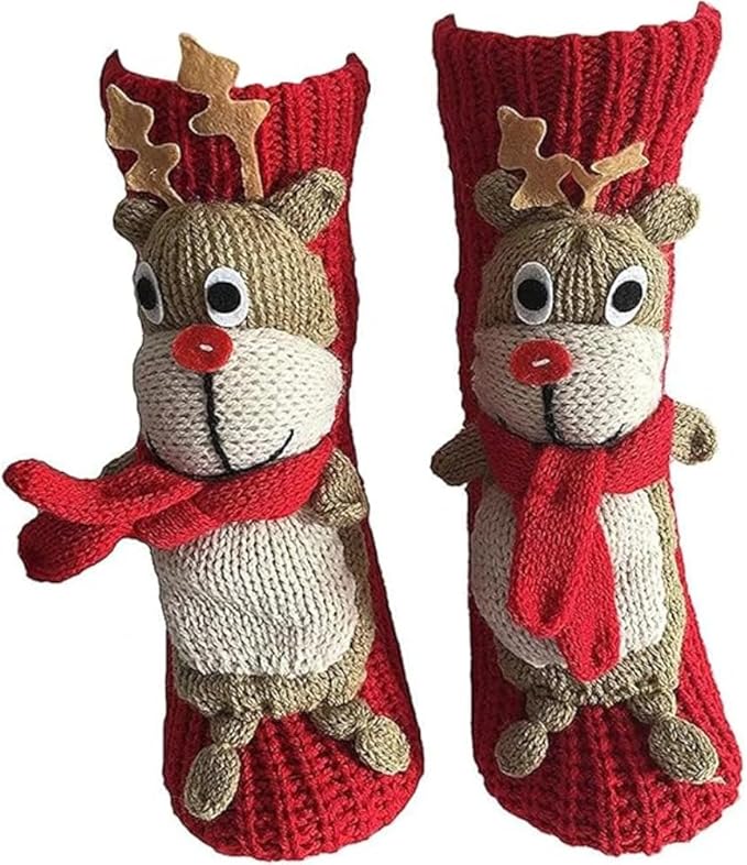 Animal Socks, Cute Plush Animals Hug Sock for Women, Long Stocking Sock for Christmas Gifts, Cozy Fall & Winter