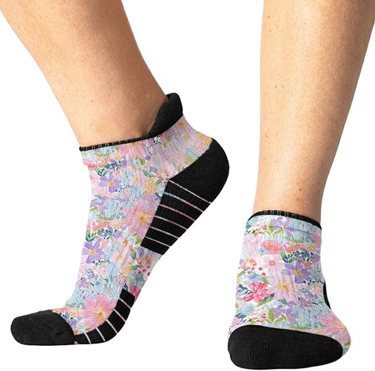 Viasox Ankle Compression Socks for Women & Men, 14 mmHg Support Improves Circulation, Extra Cushioned