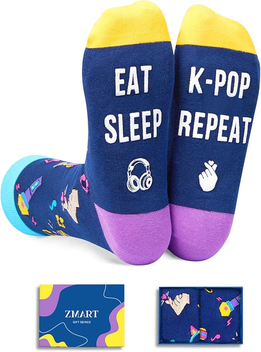 Zmart Gifts for Kpop Lovers - Anime Mahjong Broadway Musical Theater Gaming Socks