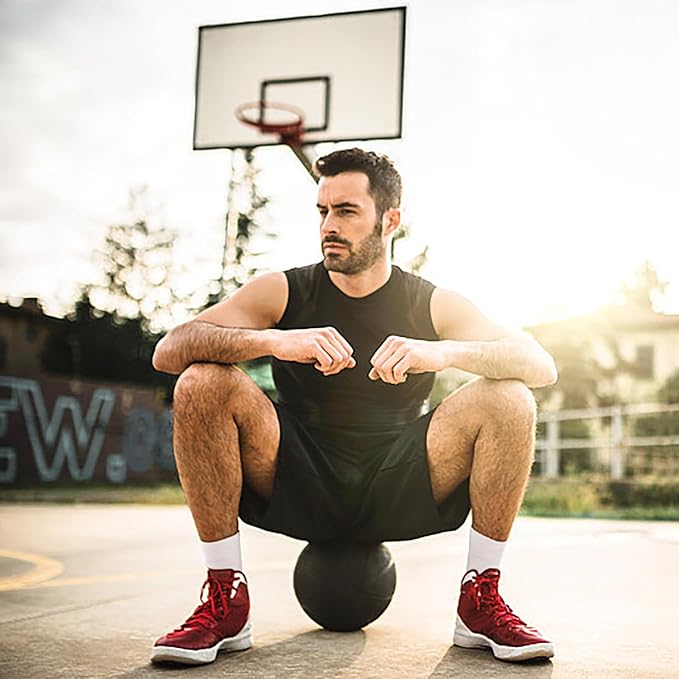 FGZ Mens Crew Socks Breathable Cotton Soft Casual Thin Socks for Work,Sport & Everyday Wear,5 Pairs