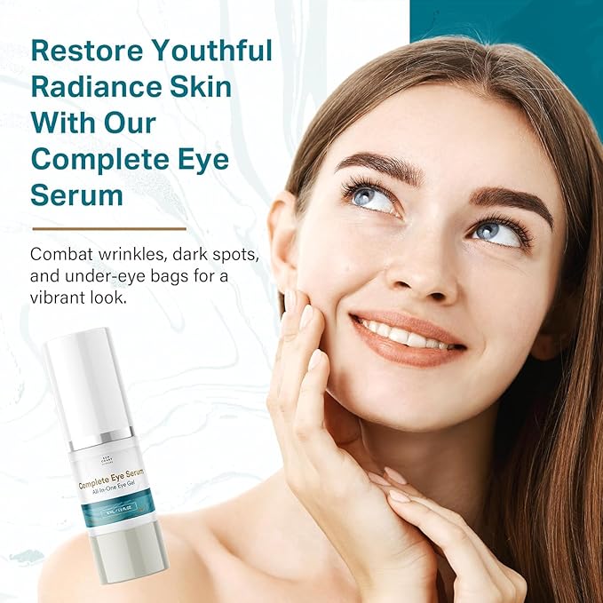 Sun Coast Sciences - Complete Eye Serum by Dr. Mark Rosenberg for Wrinkle Reduction, Dark Spot Fading, and Under-Eye Bags Treatment (Pack of 1)