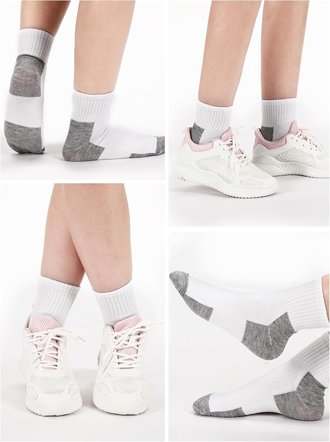 Tarpop 100 Pairs Bulk Mens Socks Moisture Wicking Casual Sports Ankle Socks for Homeless Unisex Adult Men Women