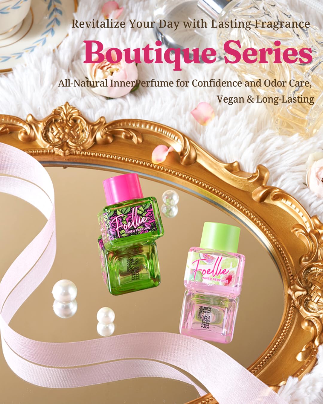 Fatale Rose Inner Perfume - Feminine Beauty & Underwear Sweet Wood Damask Tuber Rose Scents - Fragrance 5ml/0.169 fl.oz