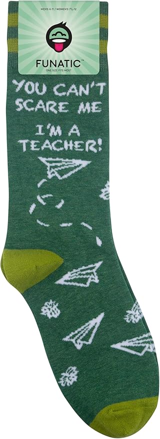 FUNATIC Funny and Crazy Socks with Sayings - Novelty Gifts for Men, Women, Teens