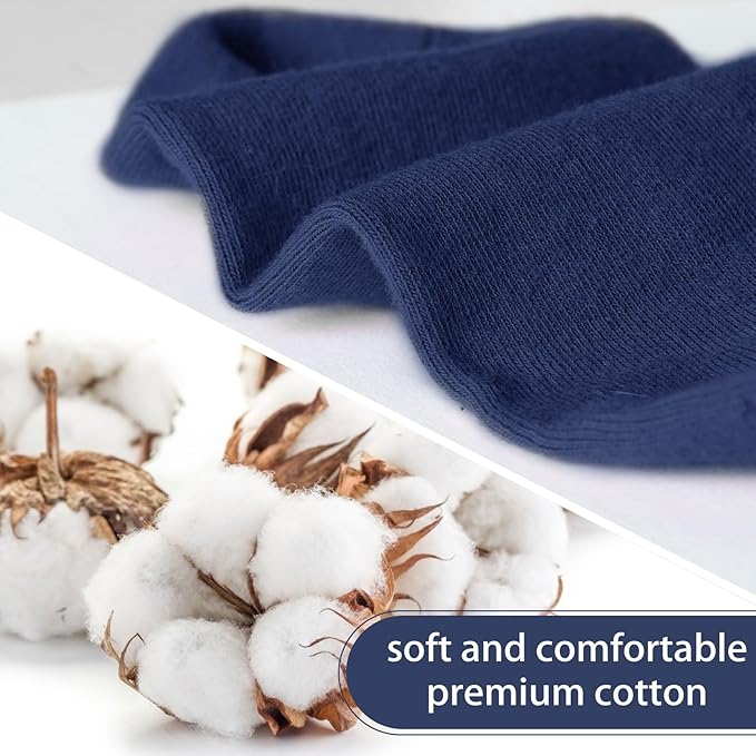 FGZ Mens Crew Socks Breathable Cotton Soft Casual Thin Socks for Work,Sport & Everyday Wear,5 Pairs