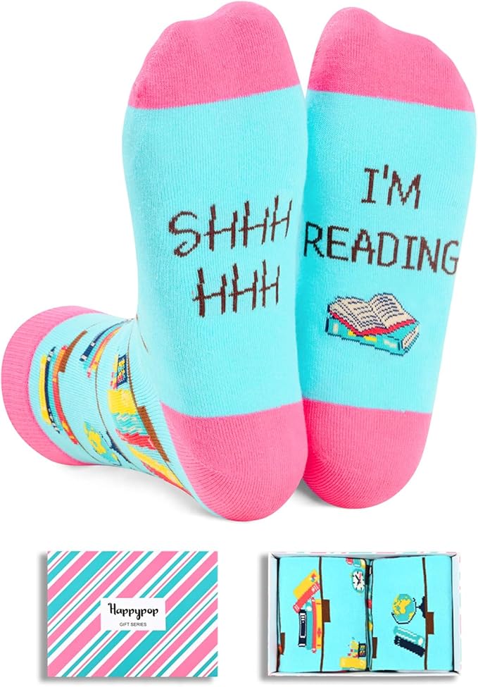 HAPPYPOP Breast Cancer Gifts - Women Survivors Cancer Awareness Socks, Chemo Care Gifts