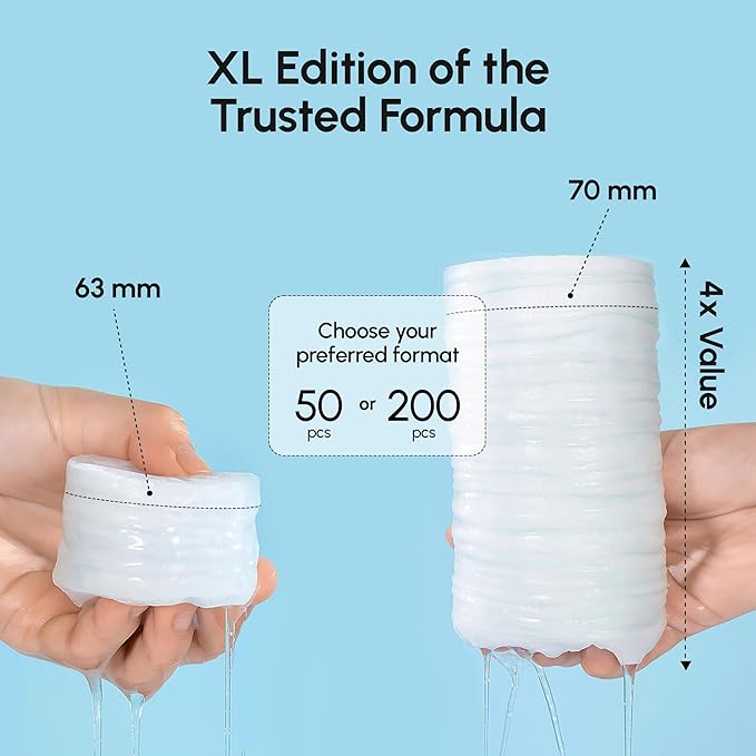 MAREE Glycolic Acid Pads – 200 Toner Pads for Face Cleansing – Facial Exfoliating Pad with Tea Tree Oil, Salicylic Acid & Vitamins E, B3, B5 – Acne Clearing Face Pad, Skin Pore Resurfacing & Radiance