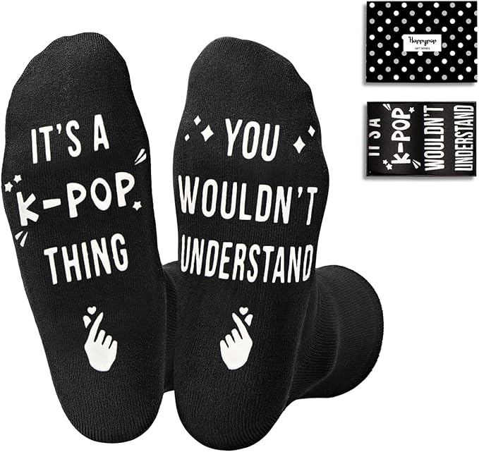Gifts for Teen Boys Girls - K Pop Game Socks, Kpop Gaming Gifts for Music Fan Gamer