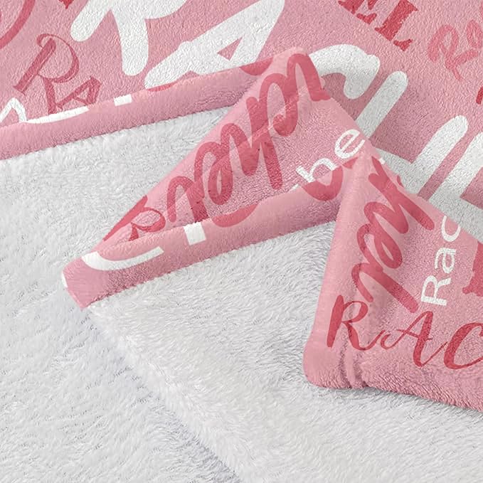 Ships Next Day, Personalized Blankets and Throws Custom Blanket with Name Customized Flannel Blanket for Kids Christmas Blanket Gifts for Teen Girls Boys
