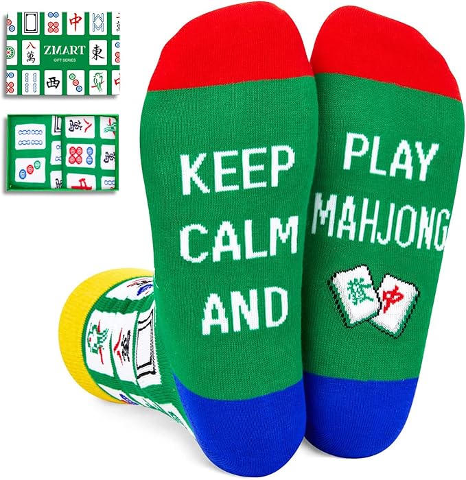Zmart Gifts for Kpop Lovers - Anime Mahjong Broadway Musical Theater Gaming Socks