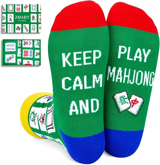 Zmart Gifts for Kpop Lovers - Anime Mahjong Broadway Musical Theater Gaming Socks