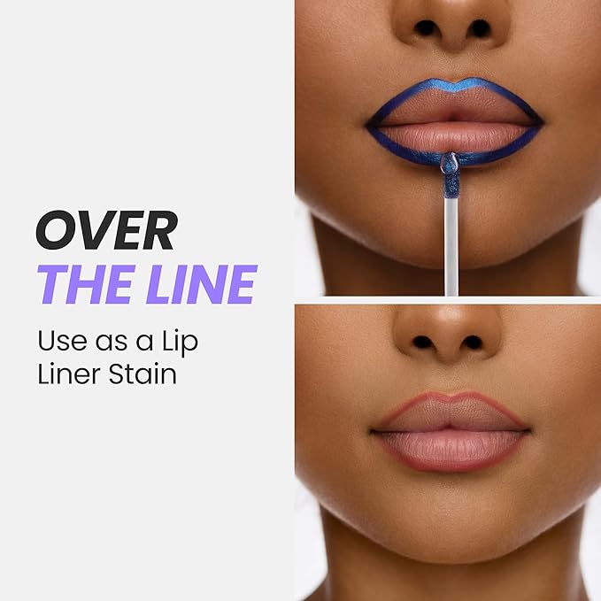 Wonderskin Wonder Blading Peel and Reveal Lip Liner Stain Masque – Long-Lasting Waterproof Tint, Transfer-Proof Matte Finish, Peel Off Makeup (Romance Stain & Go)