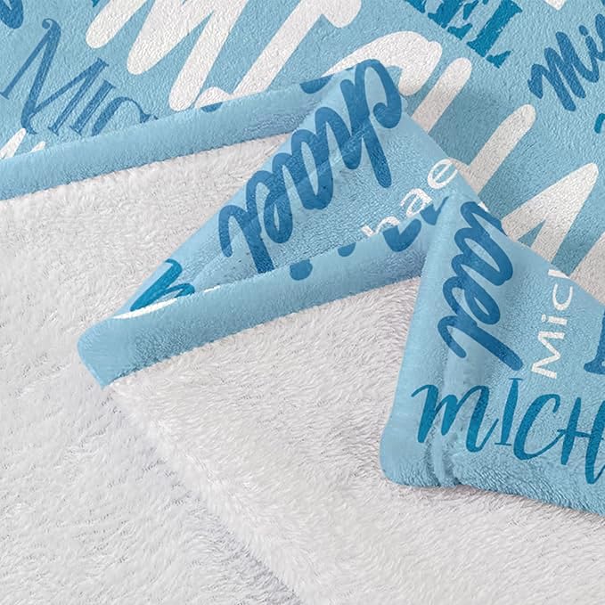 Ships Next Day, Personalized Blankets and Throws Custom Blanket with Name Customized Flannel Blanket for Kids Christmas Blanket Gifts for Teen Girls Boys