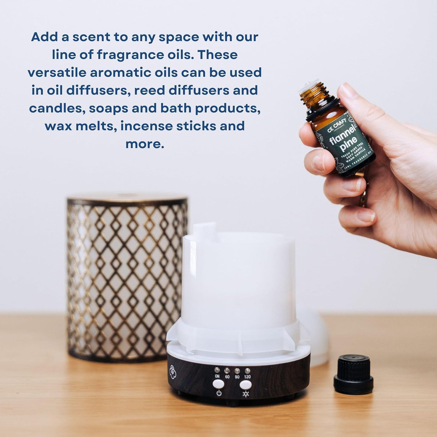 CANDECraftCo Premium Fragrance Oil – Diffuser Oils Fragrances Scented for Home, Candle Soap Making Supplies, Aromatherapy Blends for House (0.34 Fl Oz) (2-Pack, Cactus Bloom)