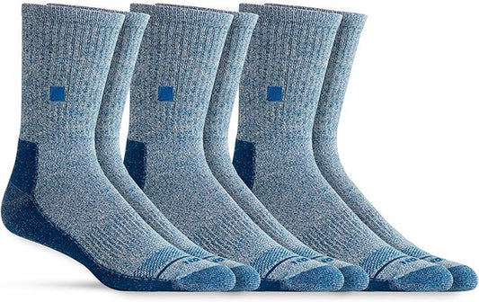 WORN Everyday Crew Socks – Moisture-Wicking Performance Merino, Ultra-Soft, All Day Dry, Men & Women, Work or Daily Use