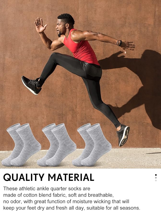 Tarpop 100 Pairs Bulk Mens Socks Moisture Wicking Casual Sports Ankle Socks for Homeless Unisex Adult Men Women